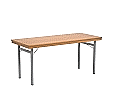 Klapptisch, 160x70 cm (B/T), 72 cm hoch, 4-Fuß,