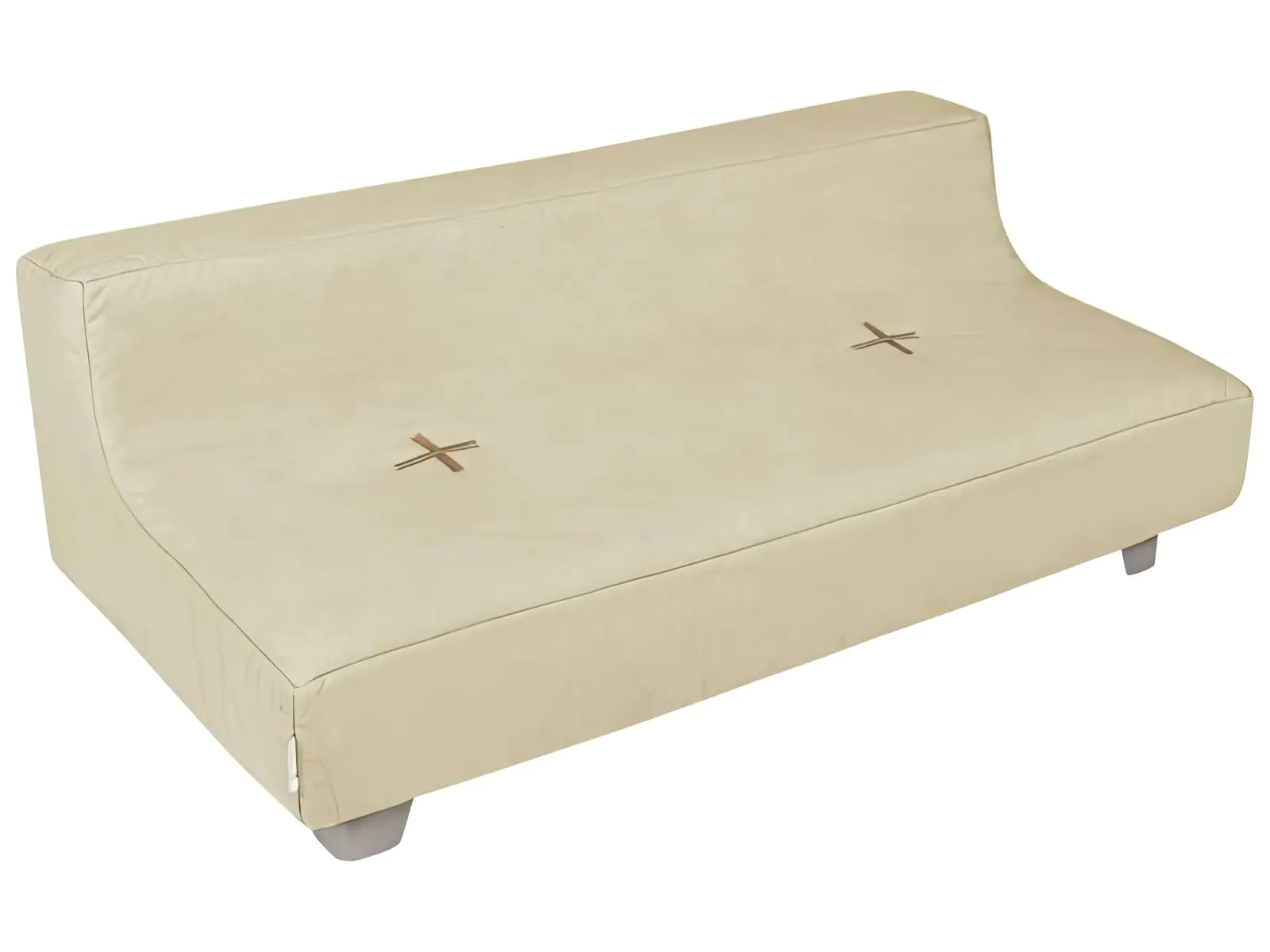 COCOON Sitzbank mit Holzfüße , Sitztiefe 45 cm, Sitzhöhe 15 cm aus der Kategorie Bänke