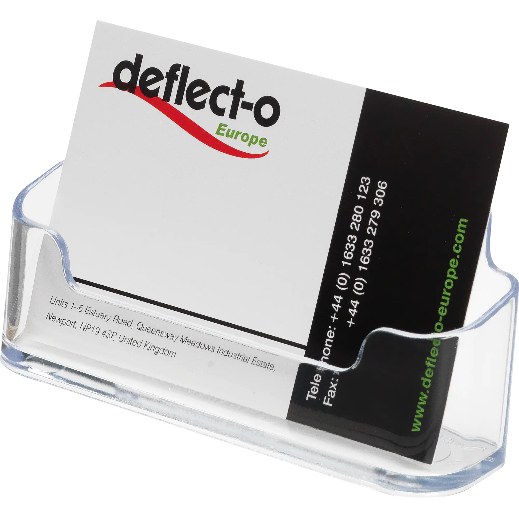 Deflecto Visitenkarten- Halter 50Karten tr aus der Kategorie Visitenkarten & Zubehör