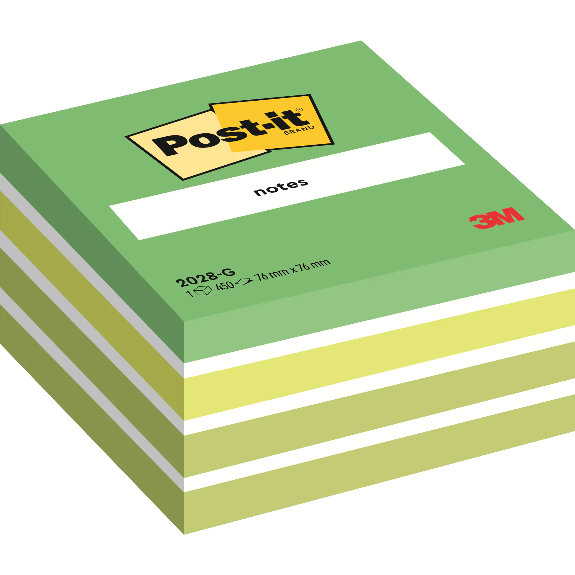 Post-it Haftnotiz Würfel 76x45x76mm pastelgrün aus der Kategorie Haftnotizen & -streifen