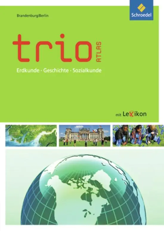 Trio Atlas für Erdkunde, Geschichte und Politik. Brandenburg, Berlin aus der Kategorie Geographie