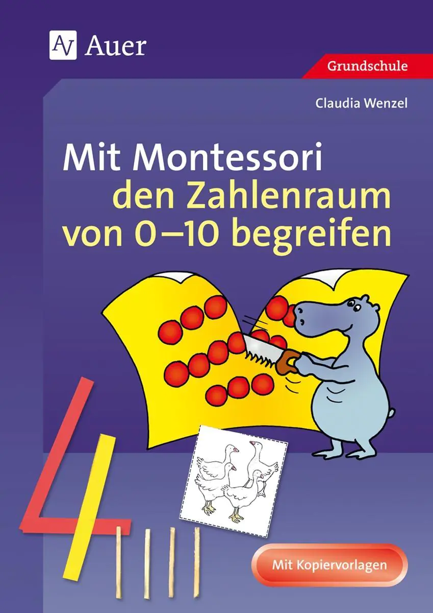 Mit Montessori den Zahlenraum von 0 - 10 begreifen aus der Kategorie Mathematik