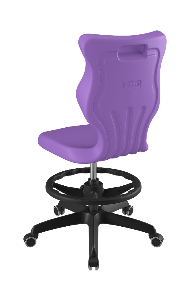 Drehstuhl mit hoher Rückenlehne, höhenverstellbar mit Gasfeder, ergonomische Kunststoffschale aus der Kategorie Bürodrehstühle