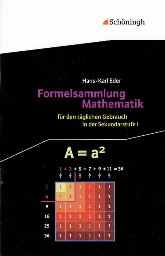 Formelsammlung Mathematik aus der Kategorie Mathematik