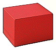 Sitzelement, Hocker quadratisch L, Sitzfläche 45x45 cm, Höhe 30 cm, Boden mit Anti-Rutsch Material aus der Kategorie Hocker