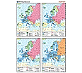 Wandkarte Die Einigung Europas, 140x200 cm,