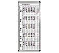 Klassen-Plantafel, 12 Stunden Mo-Fr, für 10 Klassen, 123x57 cm,