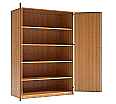Papierschrank, 180 cm hoch, 110x50 cm (B/T),  4 Böden, 2 Türen aus der Kategorie Papierschränke