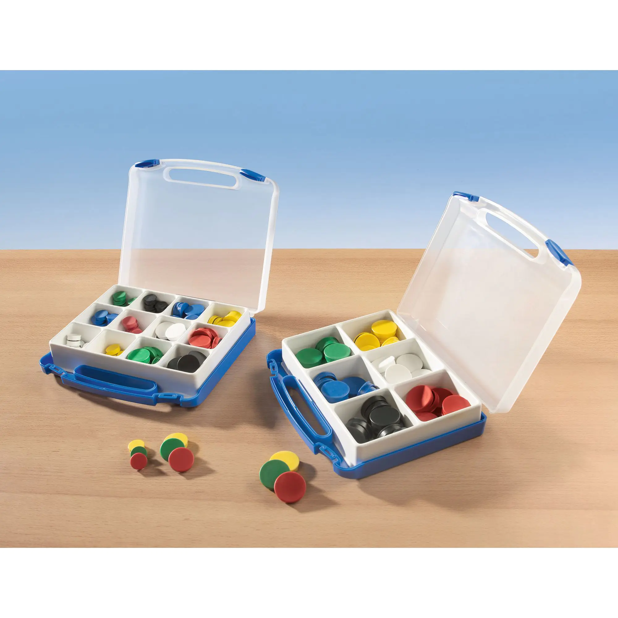 Koffer, Größe L, Set 2 mit 120 Kraftmagneten aus der Kategorie Magnete