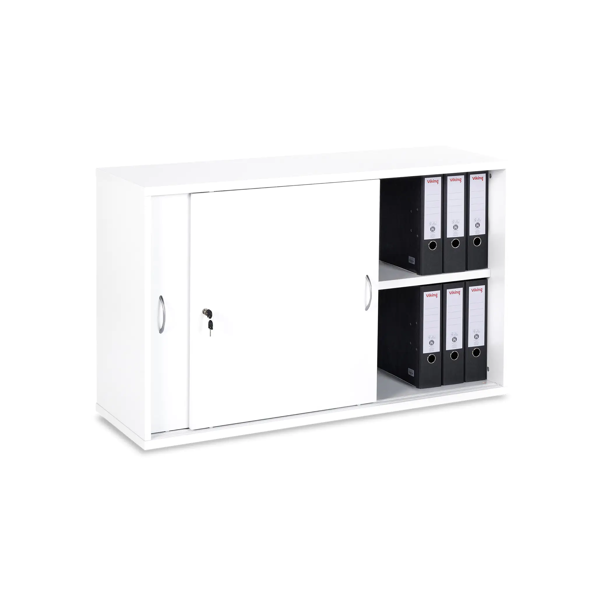 Ceha | Schiebetürenschrank HO |  120cm |  2 OH |  K/T | weiß aus der Kategorie Funktionale Schränke