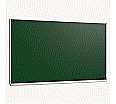 Wandtafel Stahlemaille grün, 250x100 cm, mit durchgehender Ablage,