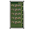 Personal-Raum-Plan, 10 Stunden, 23 Spalten, 103x57 cm, aus der Kategorie Personal- Raum- Tafeln 10h