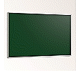 Wandtafel Stahl grün, 150x100 cm, ohne Kreideablage,
