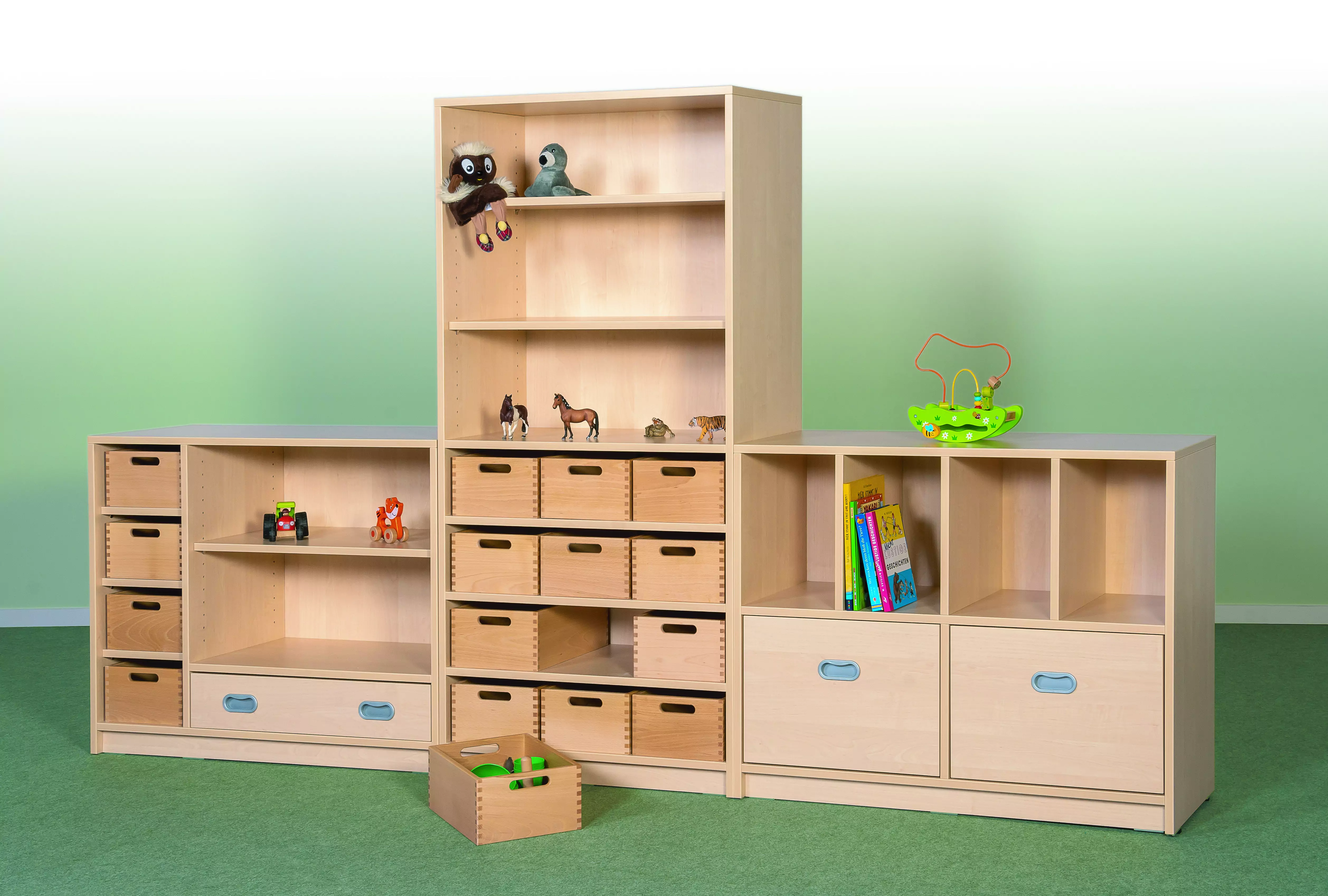 Korpusregalsysteme Regalsystem "IGEL" aus der Kategorie offene Regale