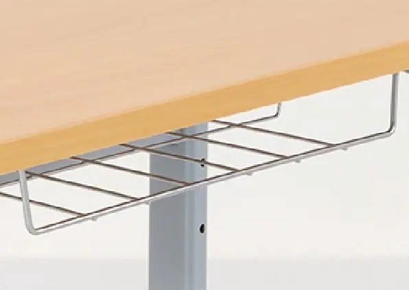 Drahtkorblage für Einer- und Zweierschülertische, Farbe wie Gestell, 1 Stk