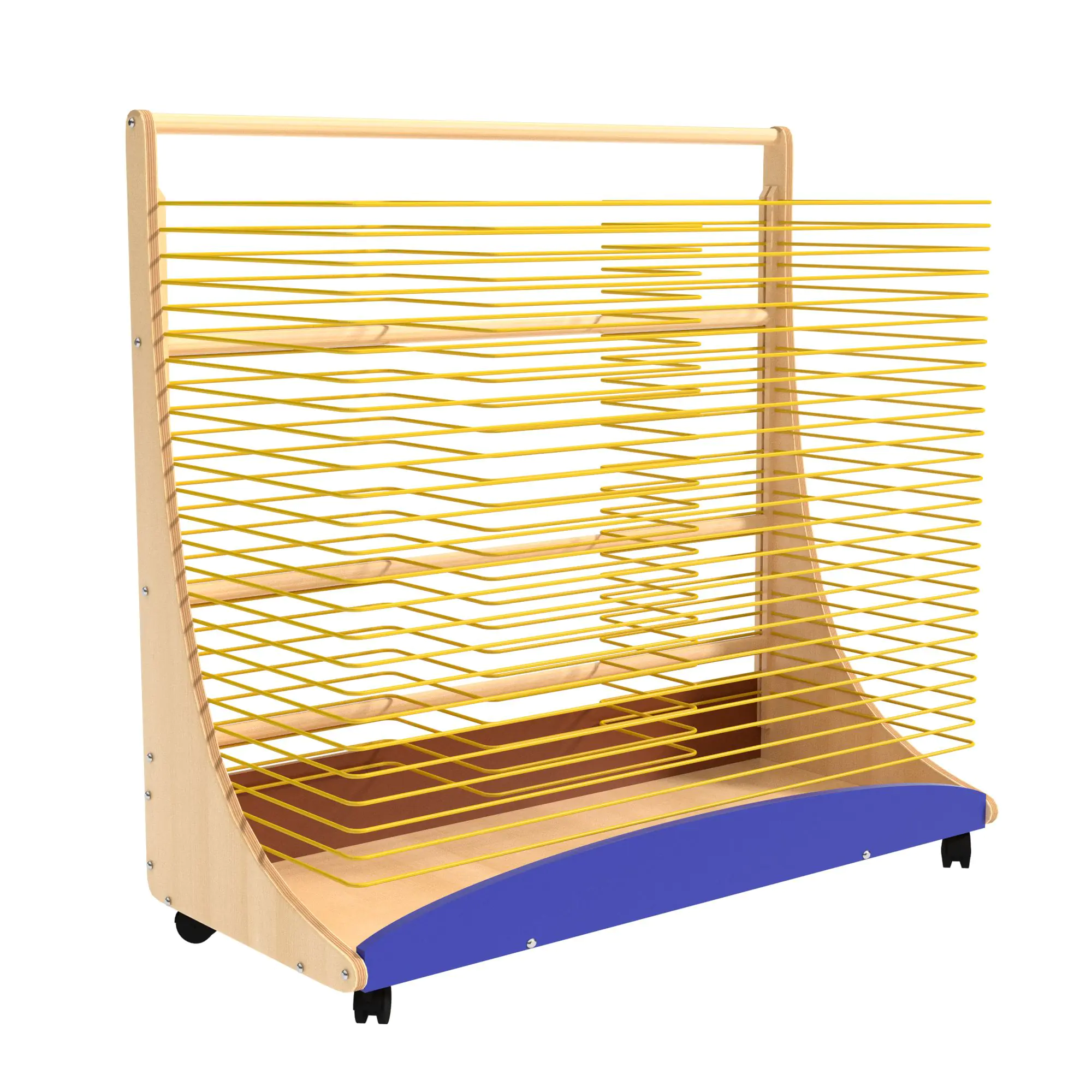 Bildertrockenwagen,  85 cm hoch,  87x38 cm (B/T), 25 Trockengitter, aus der Kategorie Papierschränke