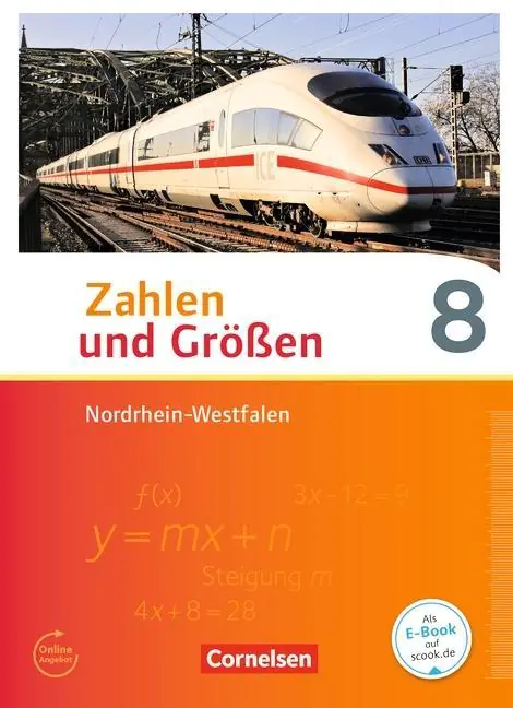 Zahlen und Größen 8. Schuljahr. Schülerbuch aus der Kategorie Mathematik