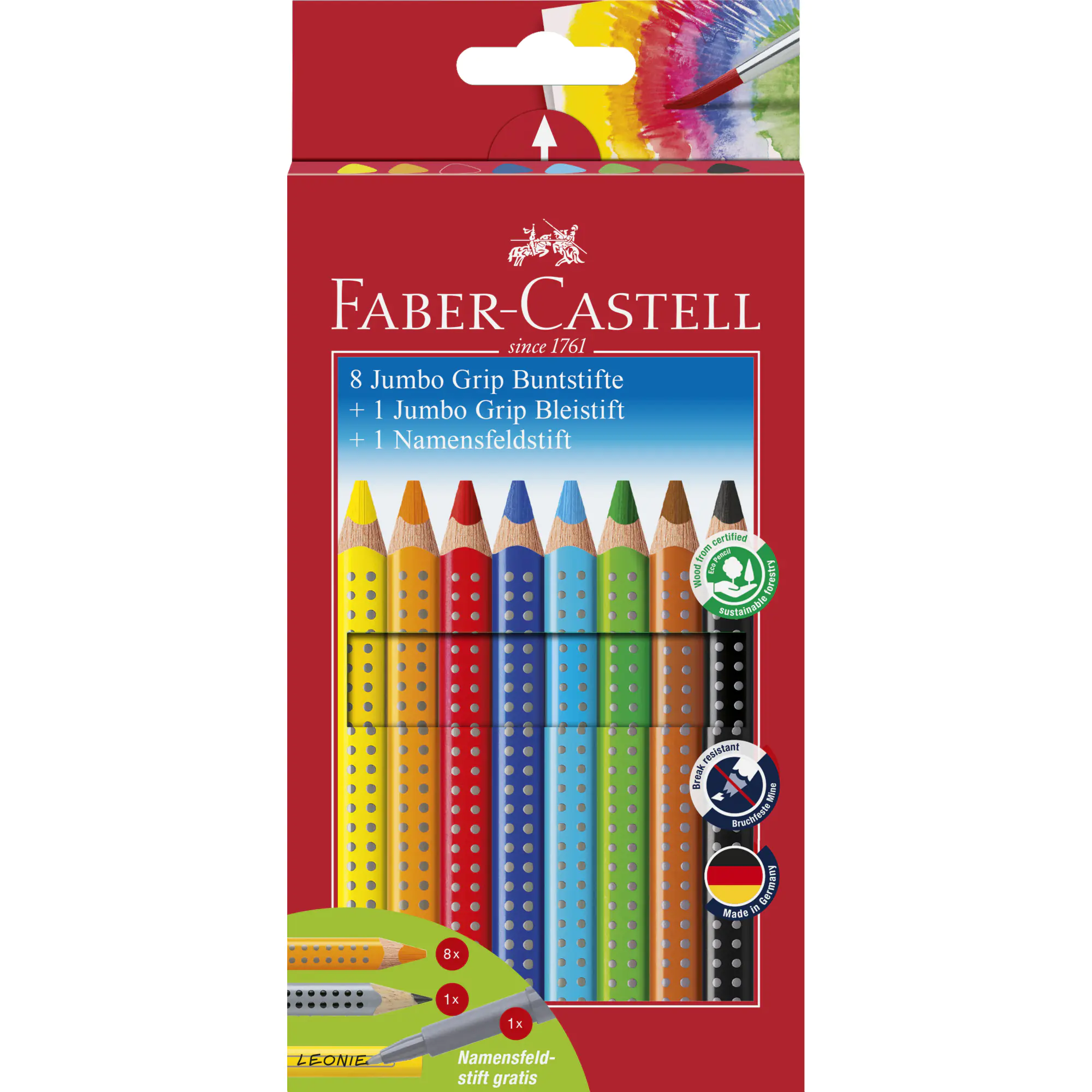 Faber-Castell Buntstift Jumbo Grip sort 8+2St aus der Kategorie Basteln & Kreativ