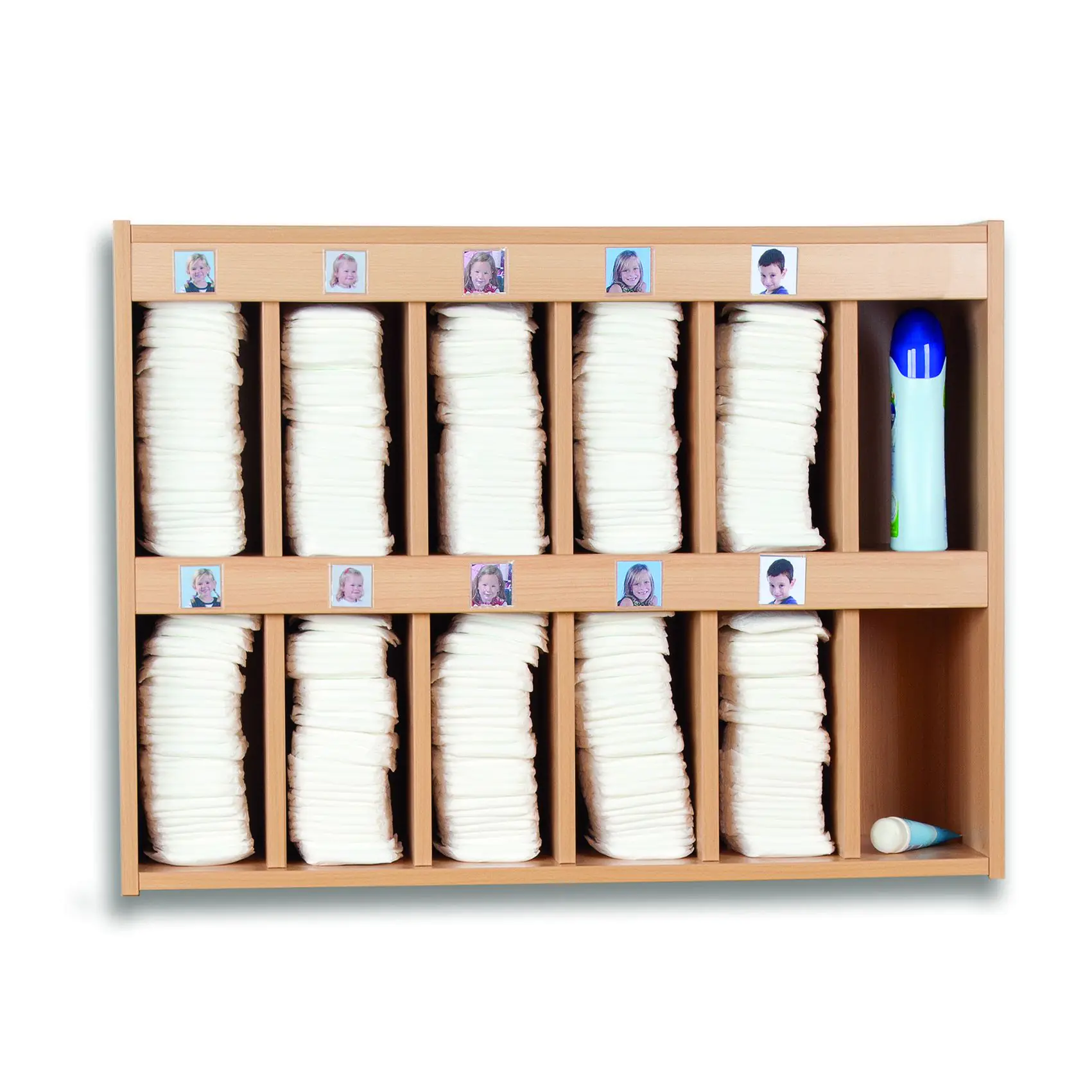 Windelhängeregal mit 12 Fächern aus der Kategorie Zubehör für Kommoden & Sideboards