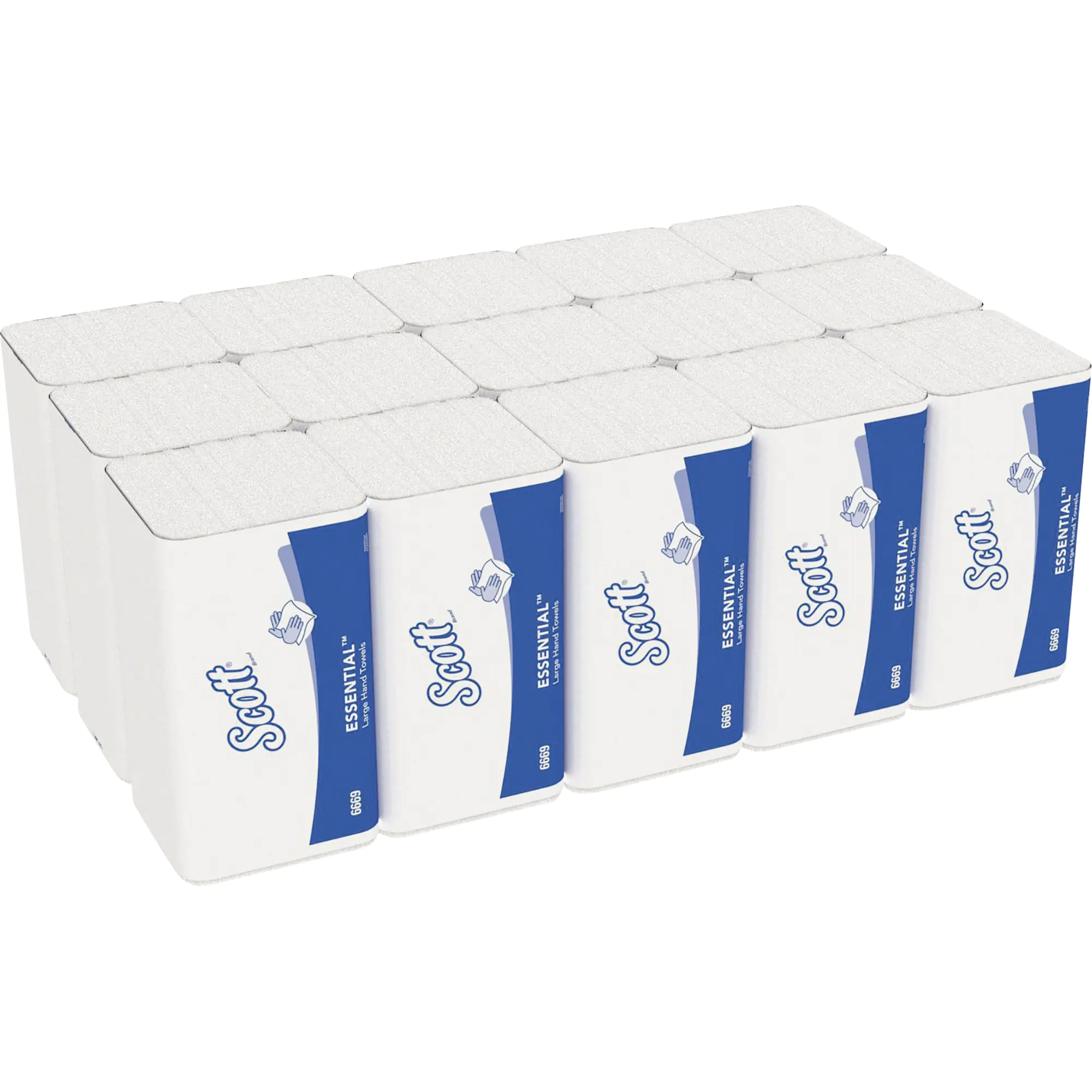 Scott Papierhandtuch XTRA Interfold 1-lg. ws 15x240 St. aus der Kategorie Papiertücher & -spender