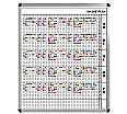 Personal-Raum-Plan, 10 Stunden, 43 Spalten, 103x97 cm,