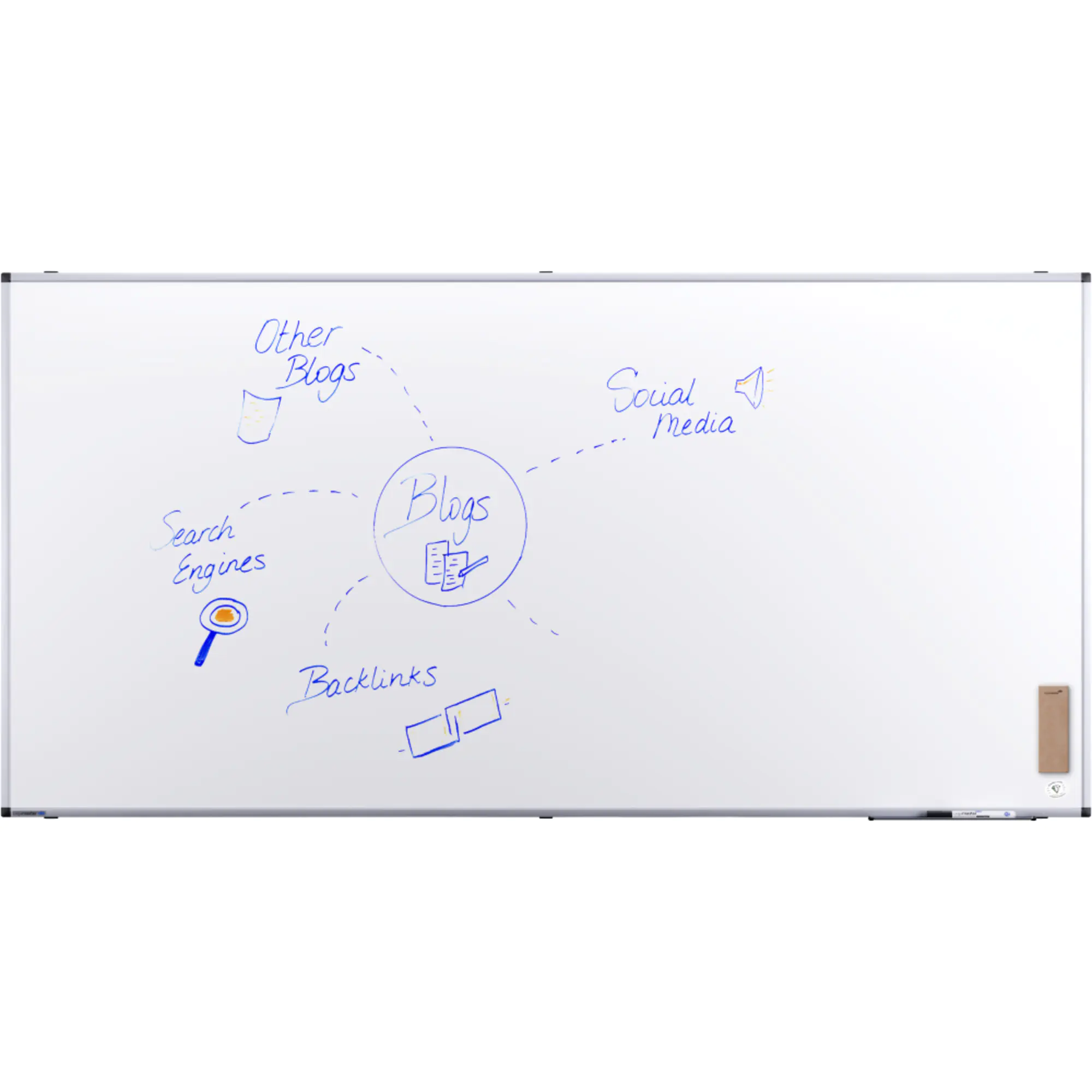 Legamaster Whiteboard UNITE PLUS 100x200cm aus der Kategorie Whiteboards