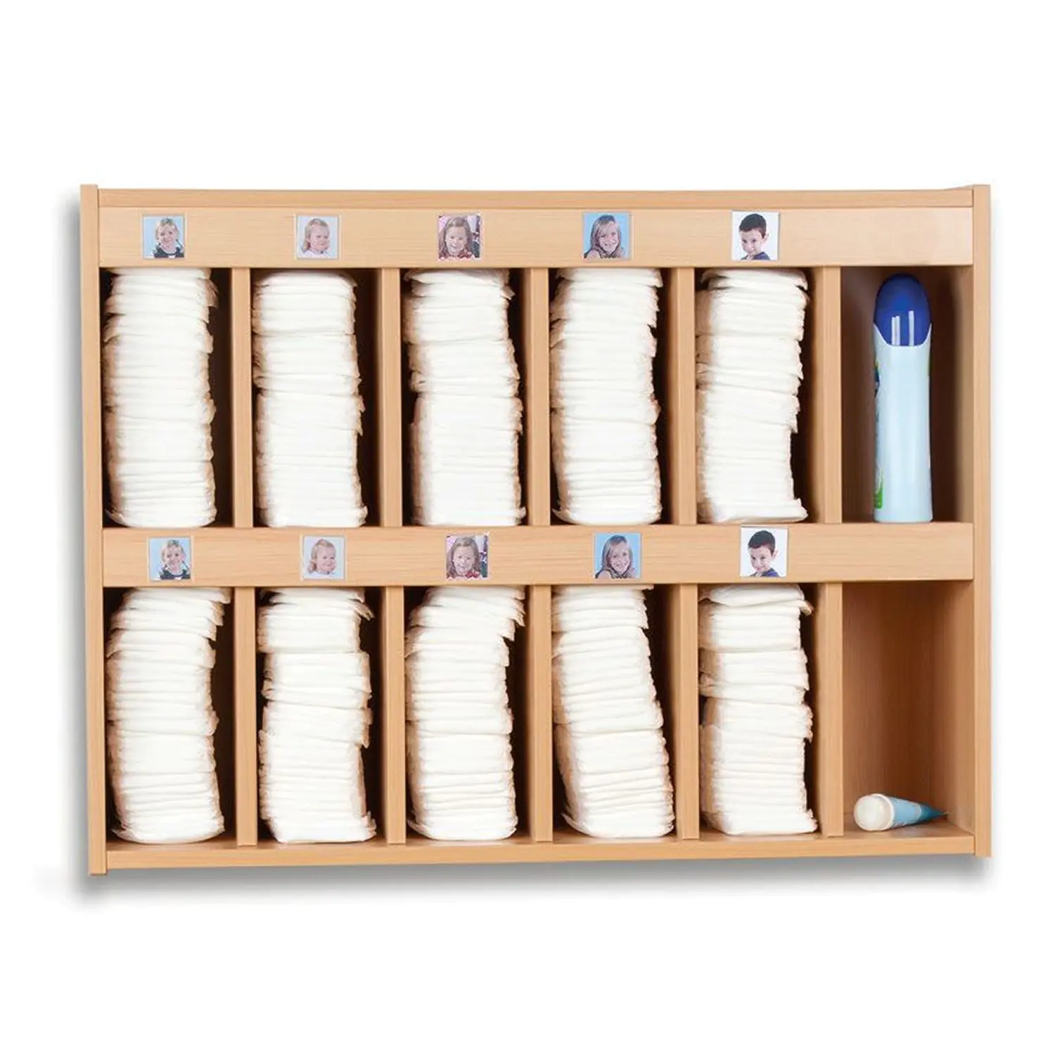 Windelhängeregal mit 12 Fächern aus der Kategorie Zubehör für Kommoden & Sideboards