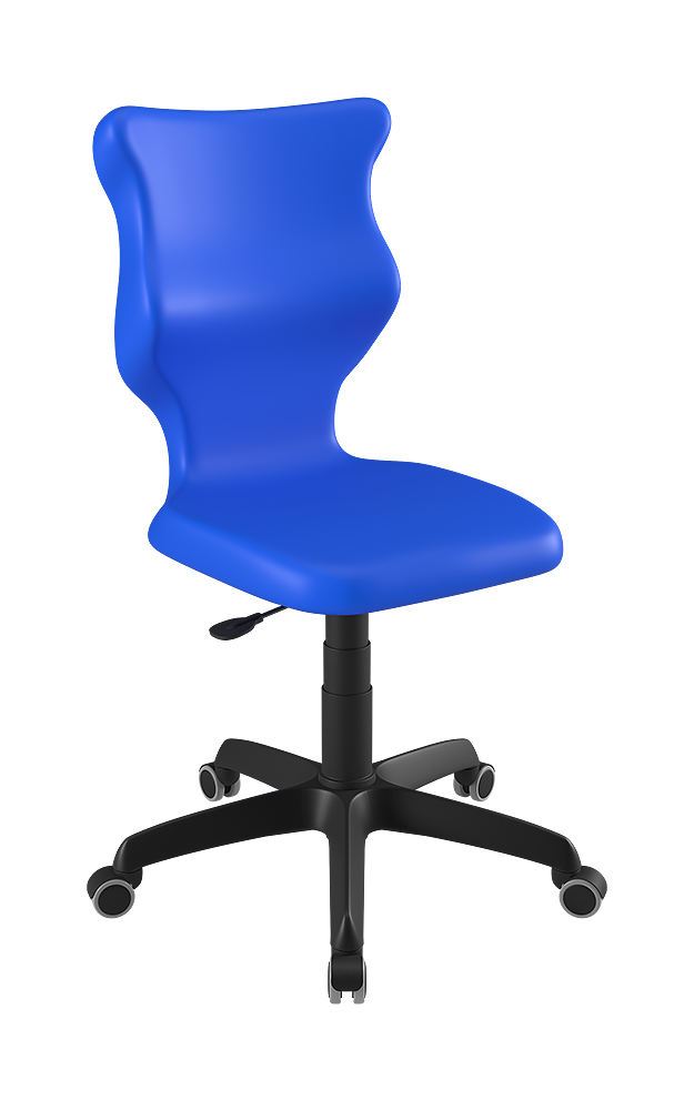 Drehstuhl mit hoher Rückenlehne, höhenverstellbar mit Gasfeder, ergonomische Kunststoffschale aus der Kategorie Bürodrehstühle