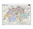 Wandkarte Schweiz, politisch, 193x144cm,