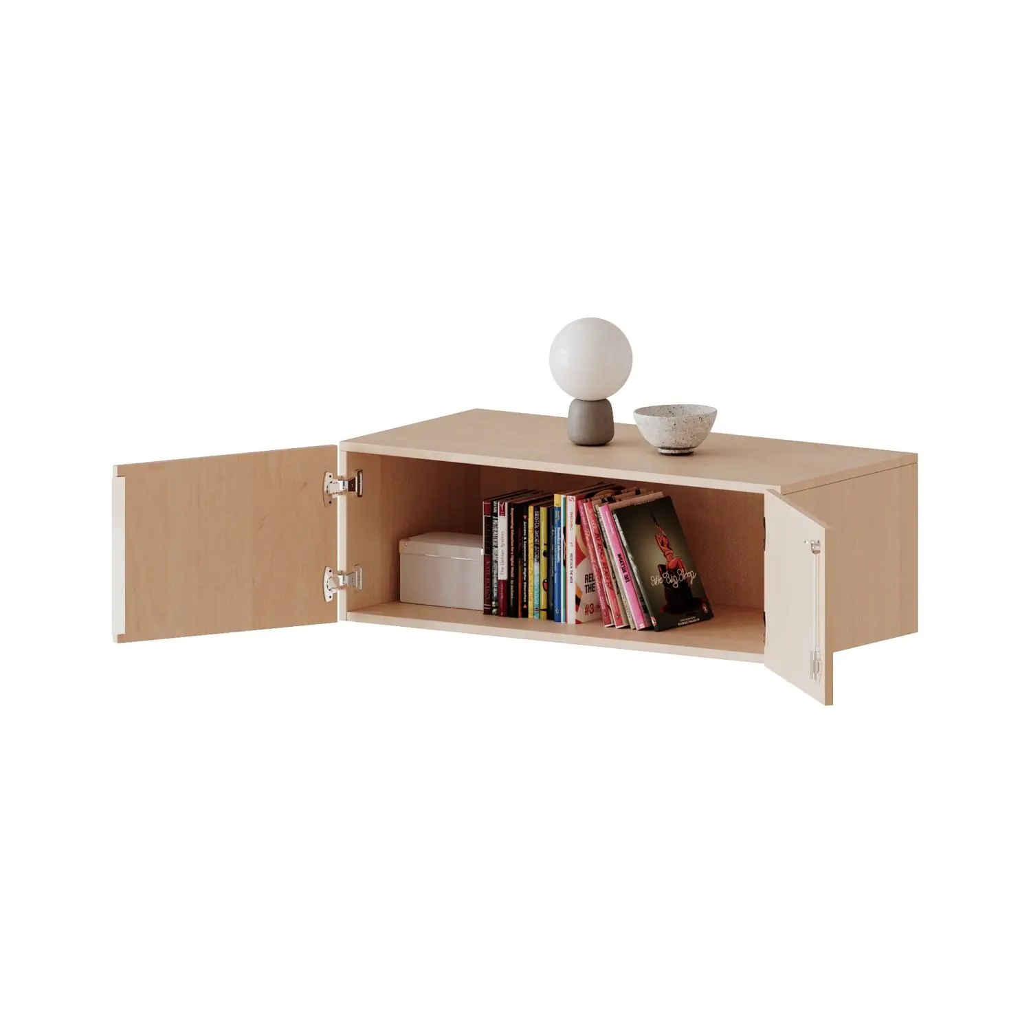 Aufsatz für ErgoTray, 1 OH, zwei Türen, B/H/T 104,5x36x60cm aus der Kategorie Klassen- und Schulschränke