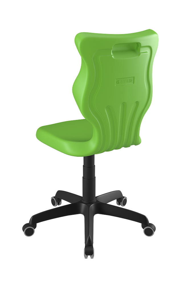 Drehstuhl mit hoher Rückenlehne, höhenverstellbar mit Gasfeder, ergonomische Kunststoffschale aus der Kategorie Bürodrehstühle