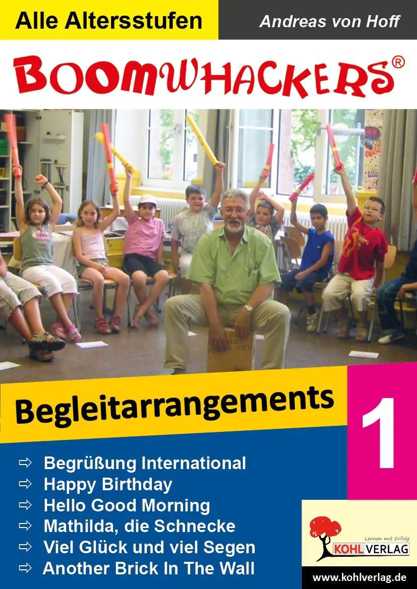 Boomwhackers Begleitarrangements 1 aus der Kategorie Musik
