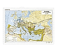 Wandkarte Völkerwanderung in Europa, 160 x 120 cm, aus der Kategorie Altertum 3000 v.C.-500