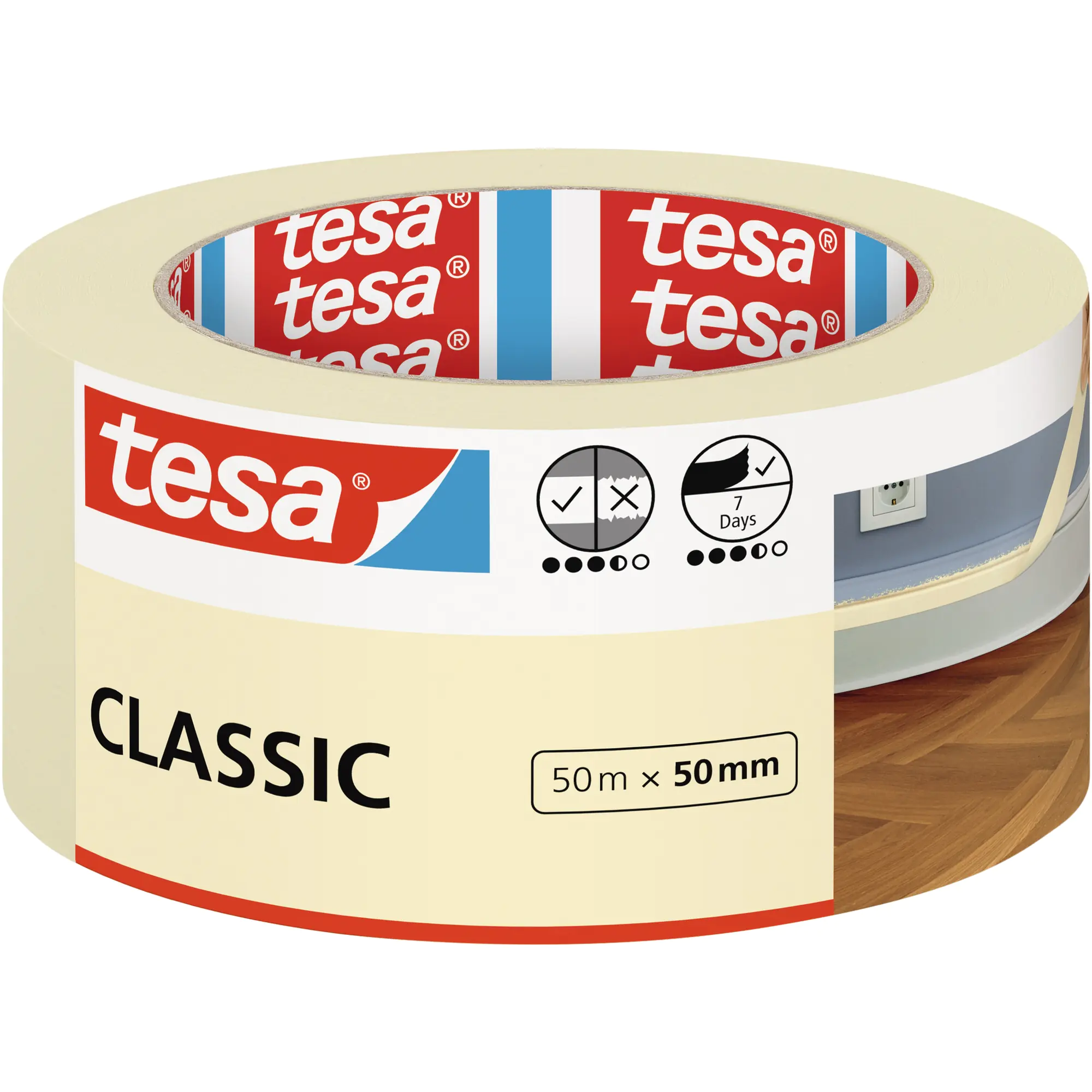 tesa Kreppband Classic 50mmx50m be aus der Kategorie Kleber & Befestigung