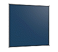Wandtafel Stahlemaille blau, 120x120 cm, ohne Kreideablage, aus der Kategorie Schultafeln & Whiteboards
