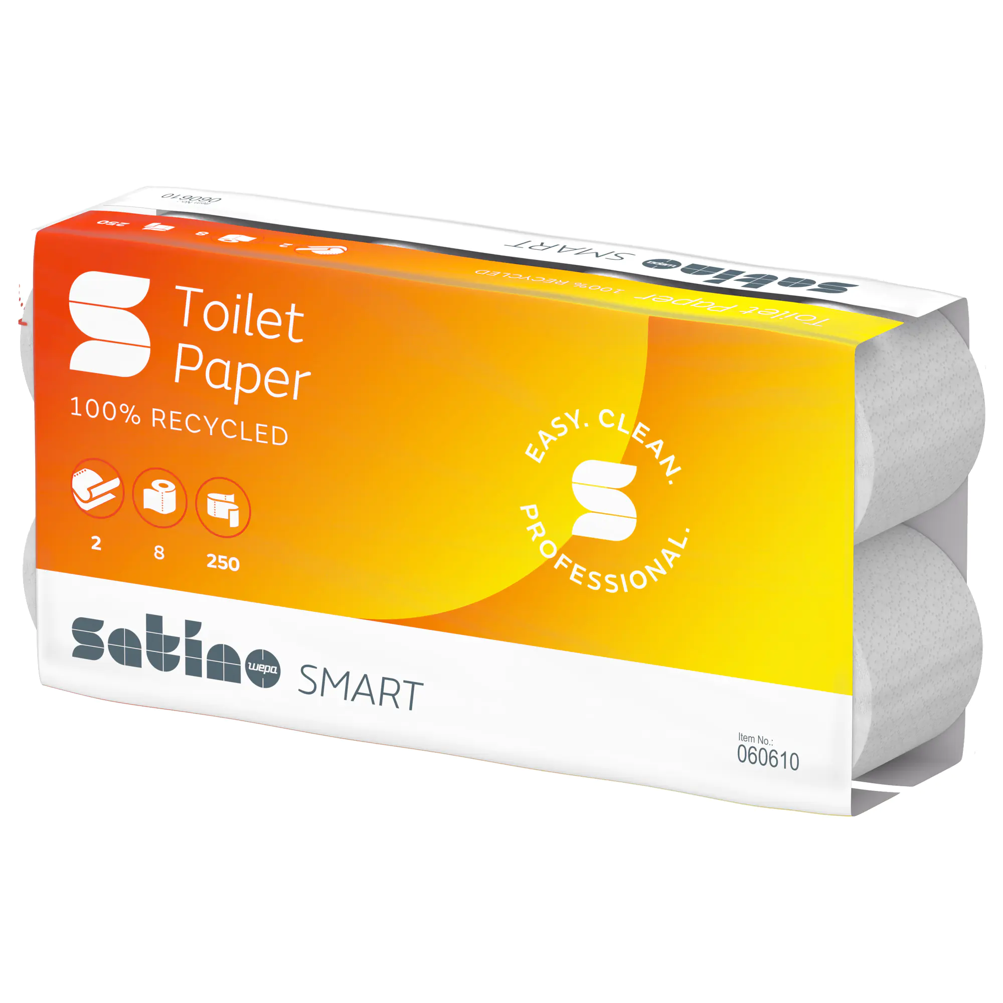 Satino Toilettenpapier Smart 2lg ws RC 250Blatt 8 St. aus der Kategorie Hygiene