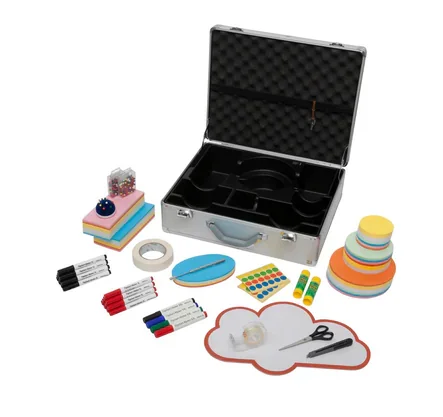 Moderatorenkoffer, Aluniumkoffer mit ca. 2780 Teilen,  aus der Kategorie Moderationskoffer