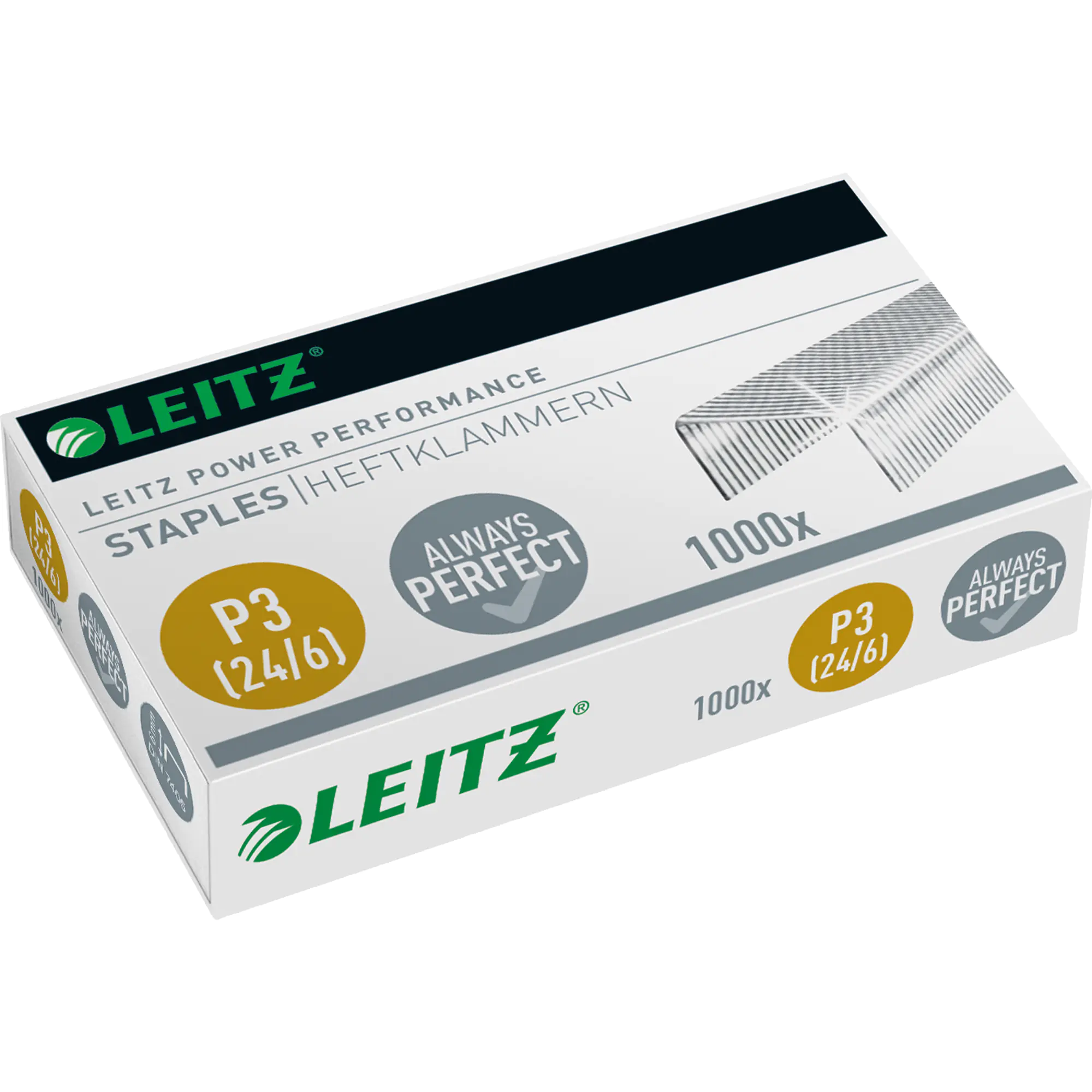 Leitz Heftklammer 24/6 30Bl. verzinkt 1.000 St. aus der Kategorie Klammern