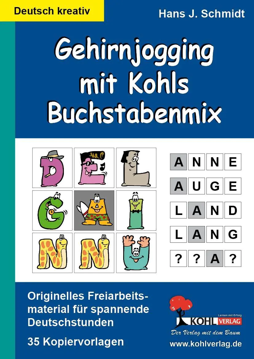 Gehirnjogging mit Kohls Buchstabenmix aus der Kategorie Schulbücher