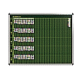 Klassen-Plantafel, 12 Stunden Mo-Fr, für 35 Klassen, 123x157 cm,
