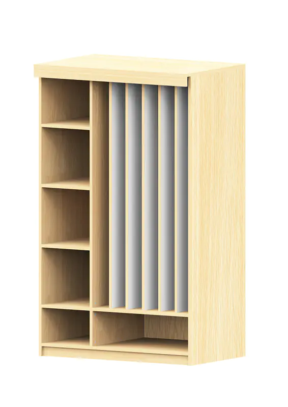 Liegepolsterschrank für 10 Liegepolster und 10x Bettzeug, B/H/T 158 x 182 x 65 cm aus der Kategorie Liegepolster- + Bettzeugschränke