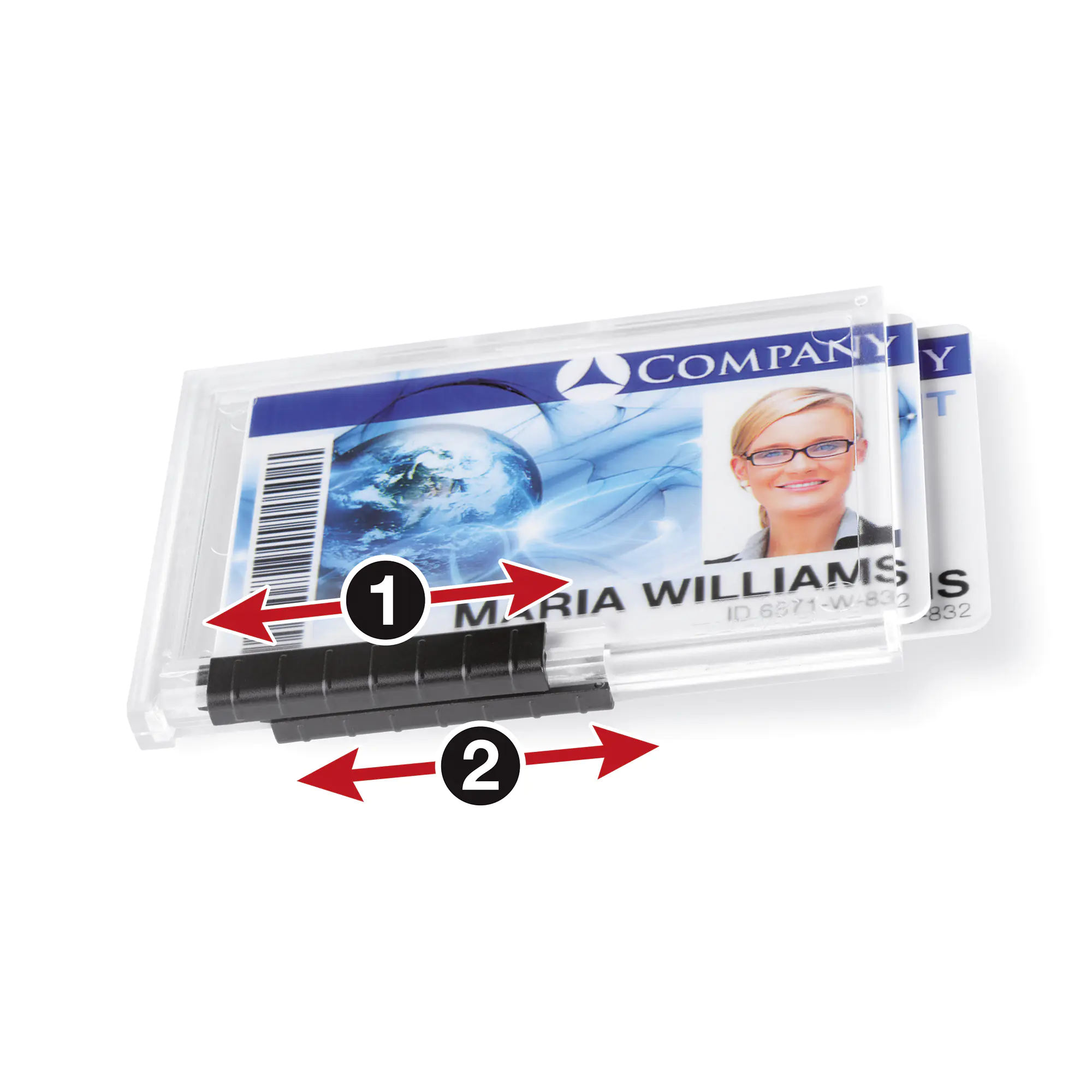 Durable Kartenhalter PUSHBOX DUO 10 St. aus der Kategorie Namensschilder