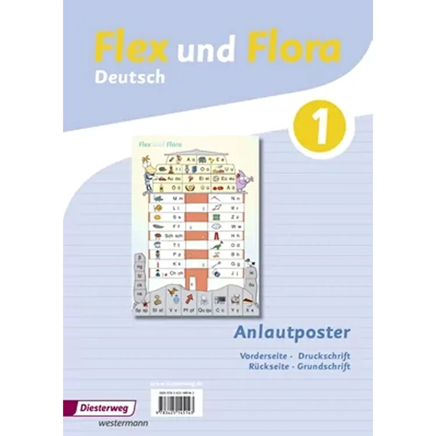 Flex und Flora 1 - Anlautposter aus der Kategorie Deutsch