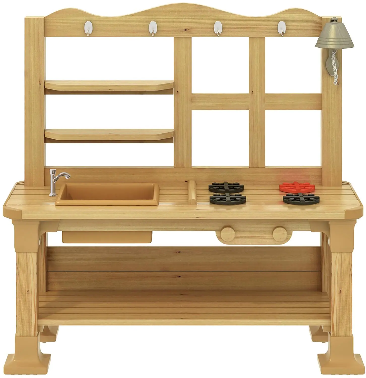 Outdoor-Spielküchen-Set Maße B/H/L: 50 x 113 x 120 cm, imprägniertes Kiefernholz