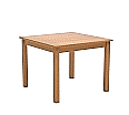 Quadrattisch,  80x80 cm (B/T), 64 cm hoch, Buche-Massivholzgestell mit gerader Zarge, Wechselgleiter aus der Kategorie Quadrattische