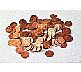 Spielgeld - 100 Münzen 2 Cent, im Polybeutel aus der Kategorie Geld