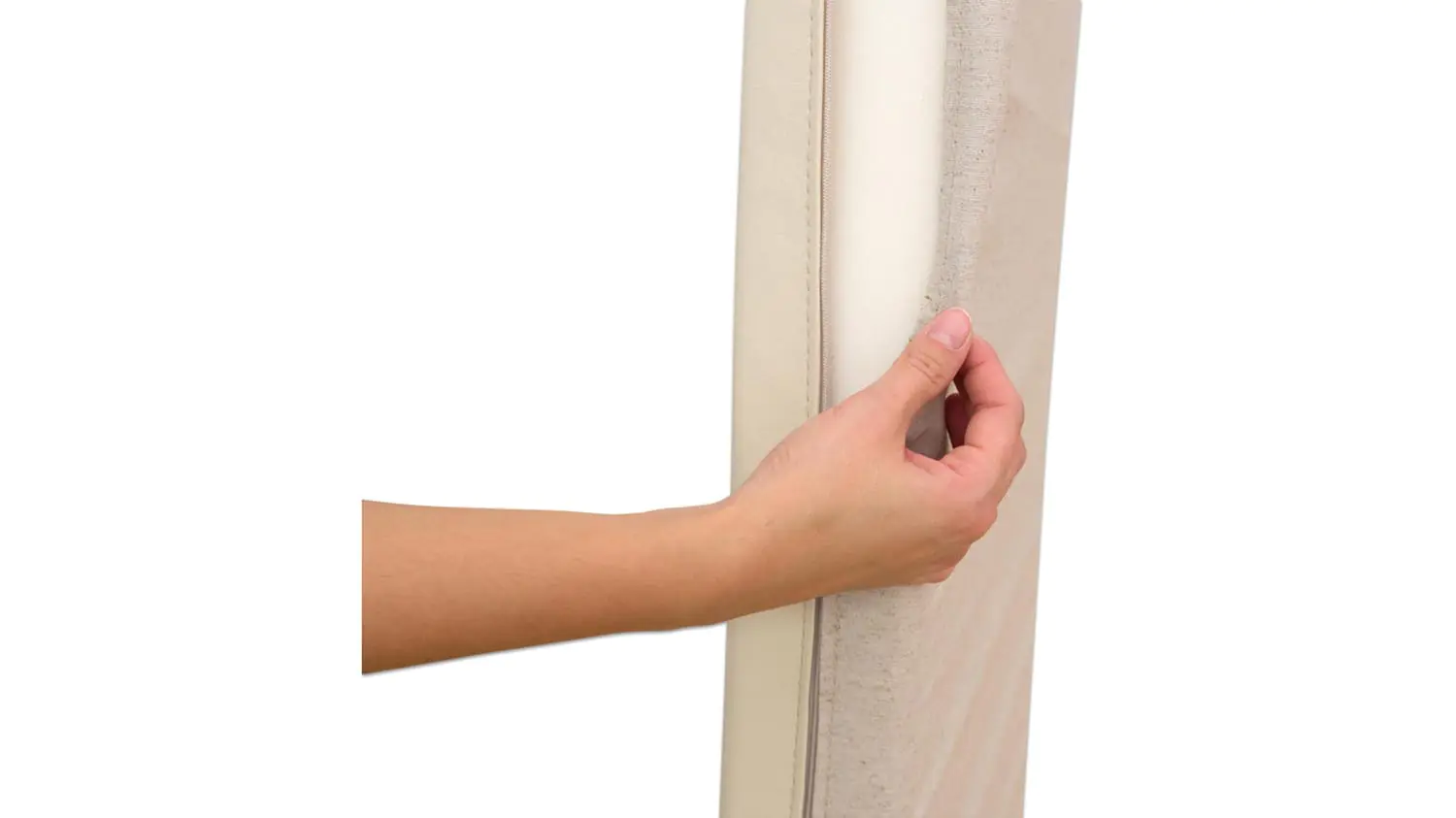 Liegepolster 115 x 60 x 6 cm, Farbe hellbeige/beige aus der Kategorie Spielpodeste