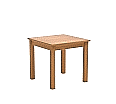 Quadrattisch,  60x60 cm (B/T), 59 cm hoch, aus der Kategorie Quadrattische