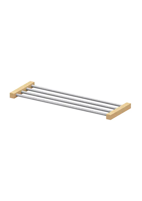 Schuhrost aus Edelstahl (4 Stangen) für Garderobenbank B/H/T 111,7 x 4 x 29 cm aus der Kategorie Garderobenbänke