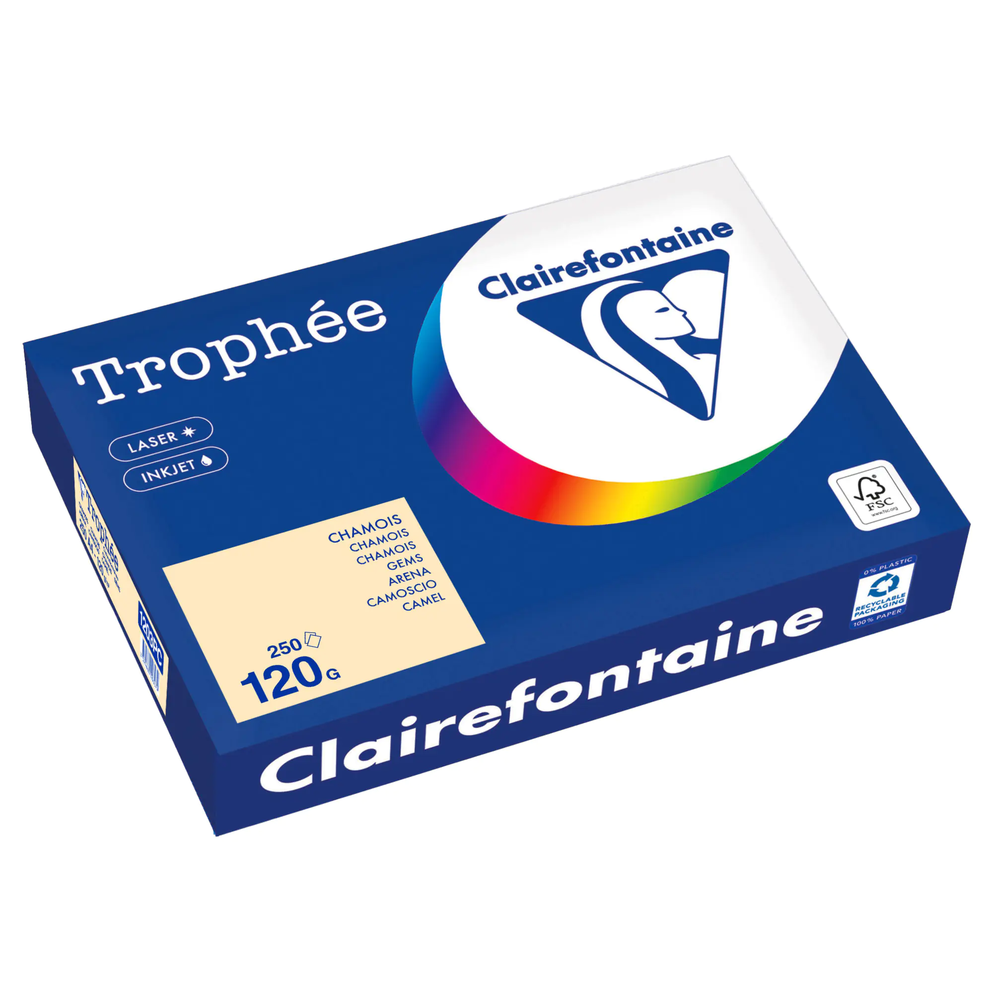 Clairefontaine Kopierpapier A4 120g ch 250Bl aus der Kategorie Kopier- & Druckerpapiere